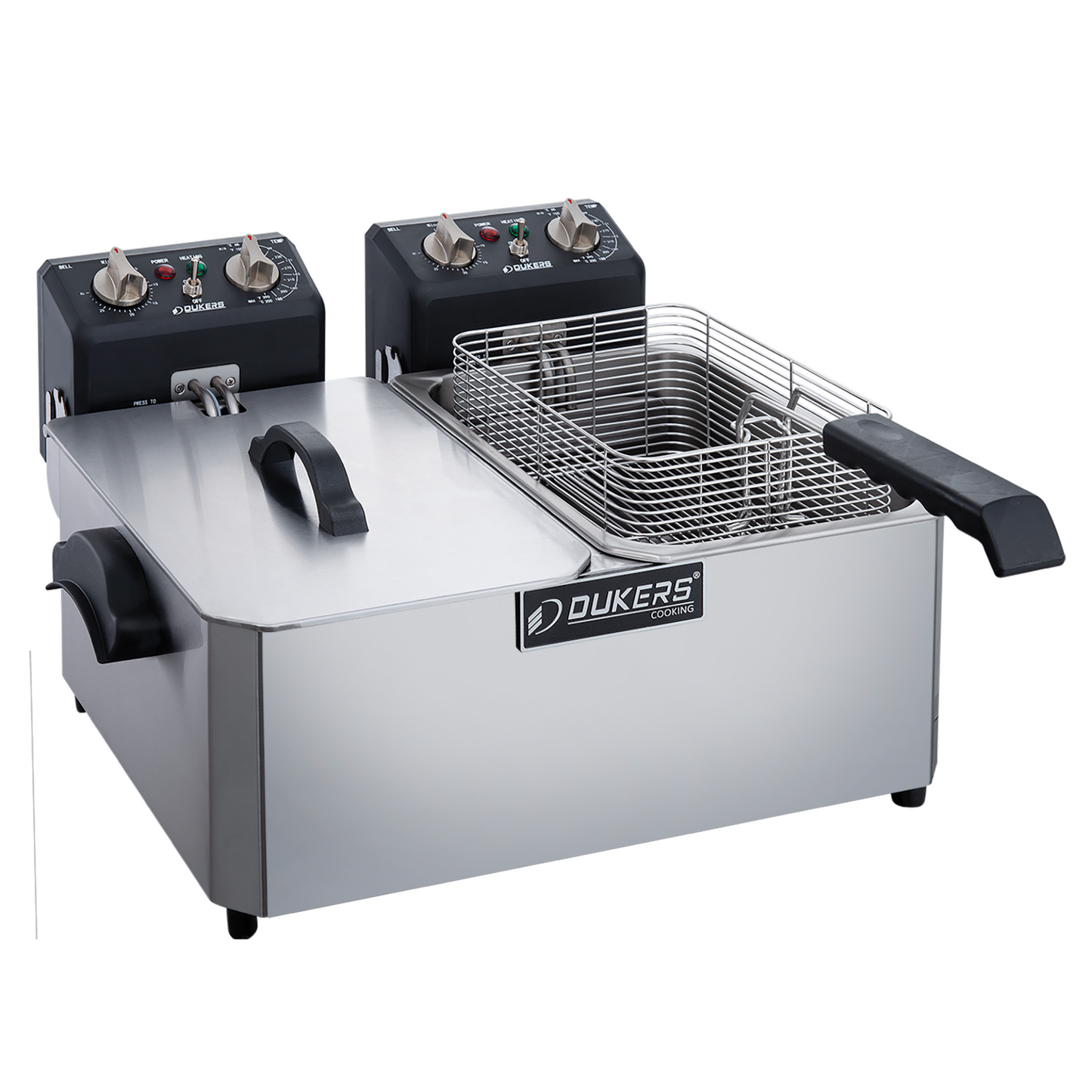 DCF10ED 20lb Two Basket Electric Countertop Fryer