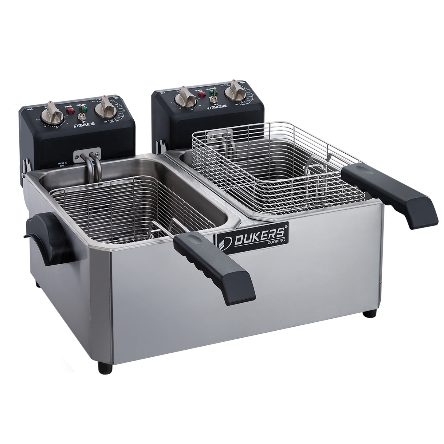 DCF10ED 20lb Two Basket Electric Countertop Fryer