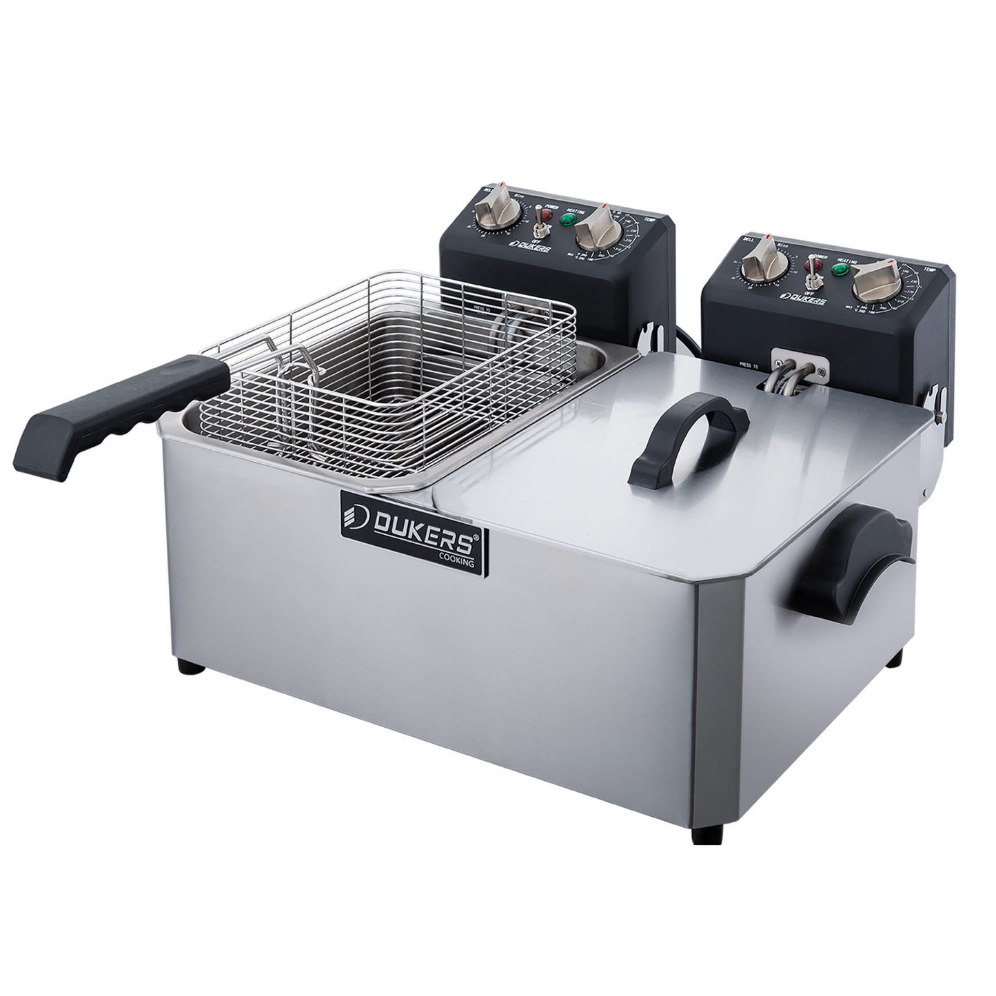 DCF10ED 20lb Two Basket Electric Countertop Fryer