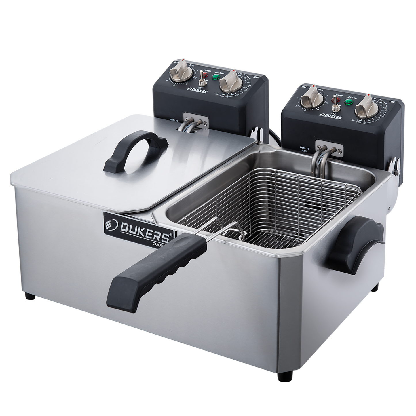 DCF10ED 20lb Two Basket Electric Countertop Fryer