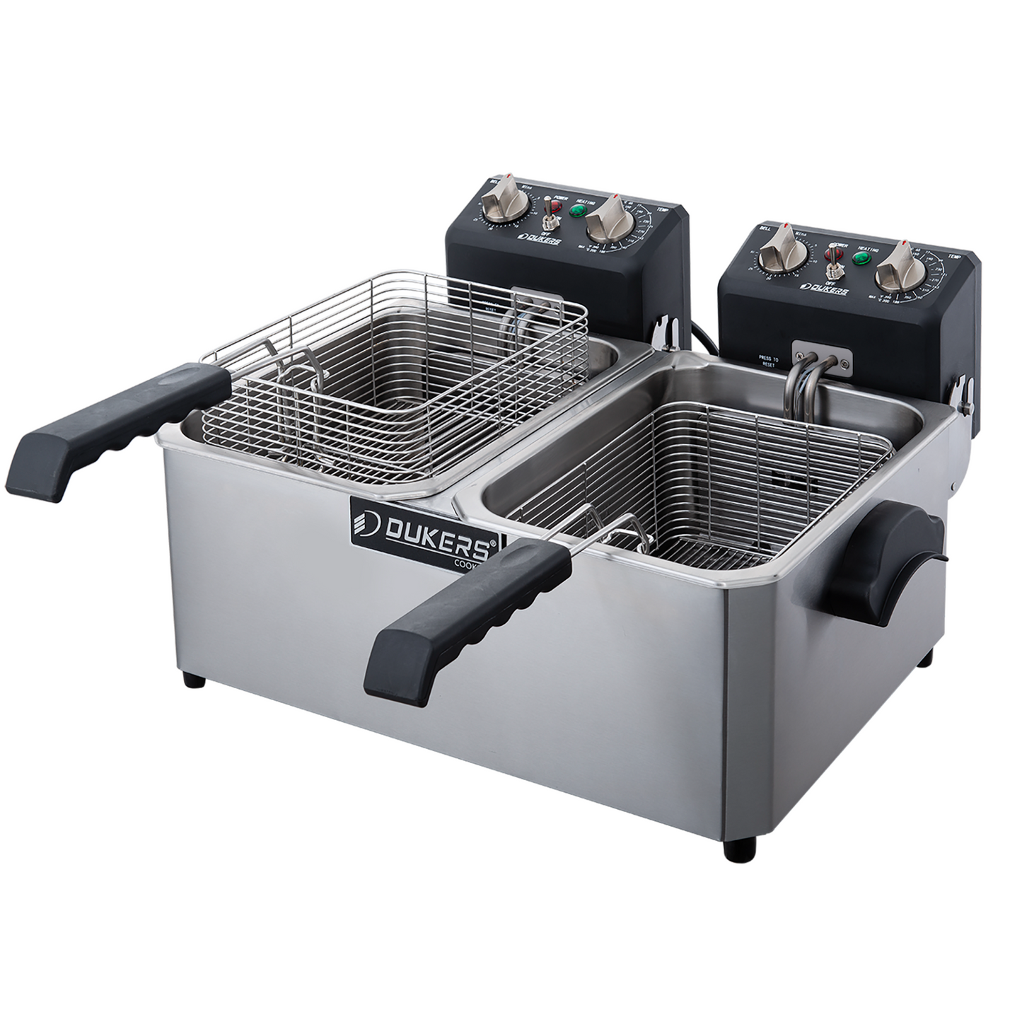 DCF10ED 20lb Two Basket Electric Countertop Fryer