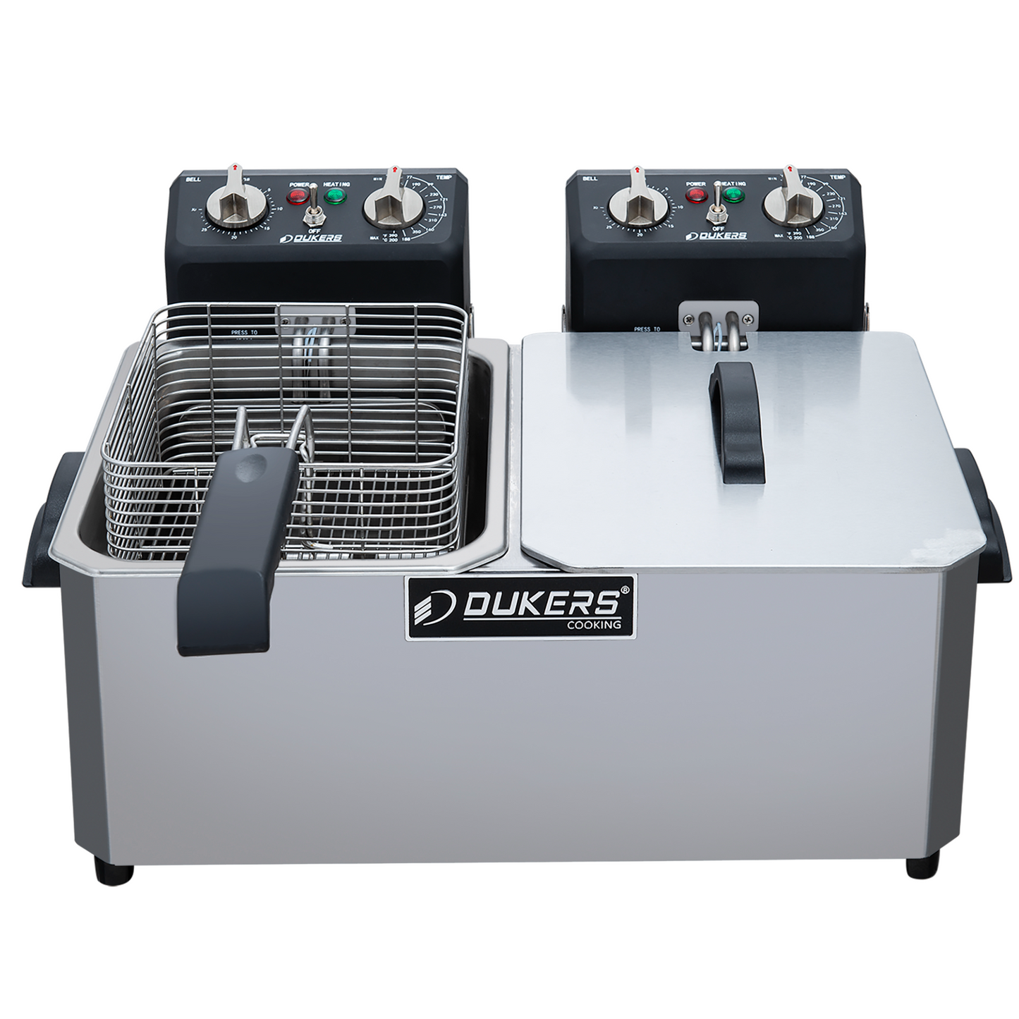 DCF10ED 20lb Two Basket Electric Countertop Fryer