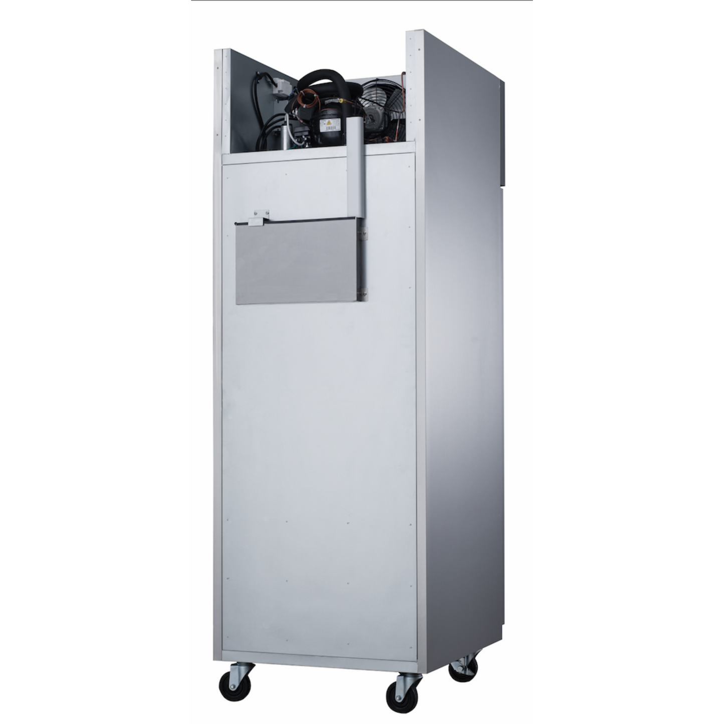 Dukersusa - D28AF Commercial Single Door Top Mount Reach In Freezer in Stainless Steel