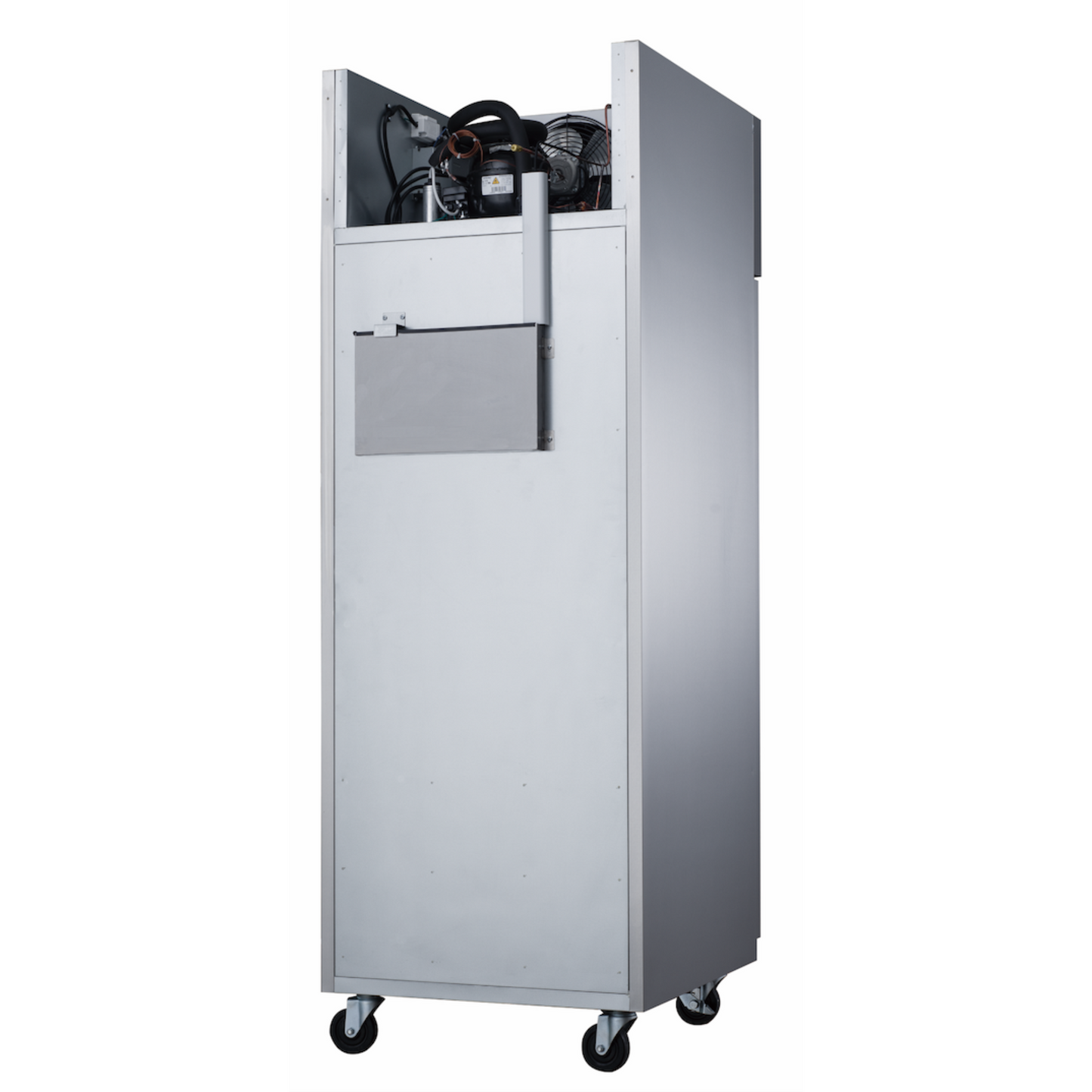 Dukersusa - D28AF Commercial Single Door Top Mount Reach In Freezer in Stainless Steel