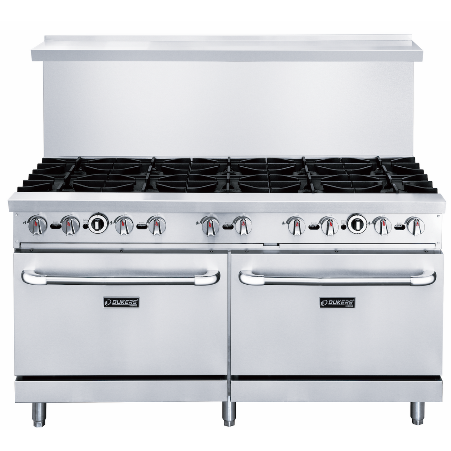 DCR60-10B 60" Gas Range with Ten (10) Open Burners
