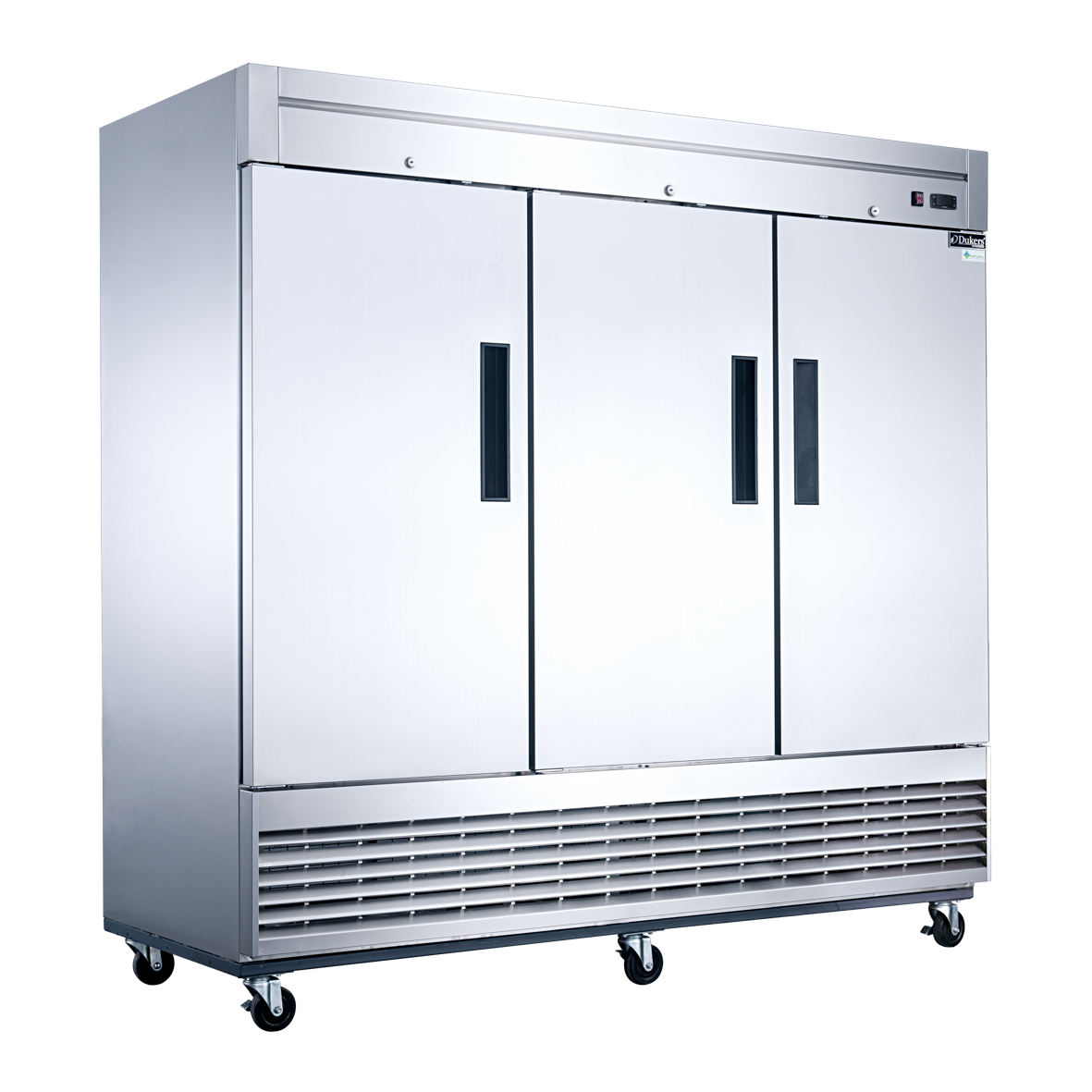 D83F 3-Door Commercial Reach In Freezer in Stainless Steel