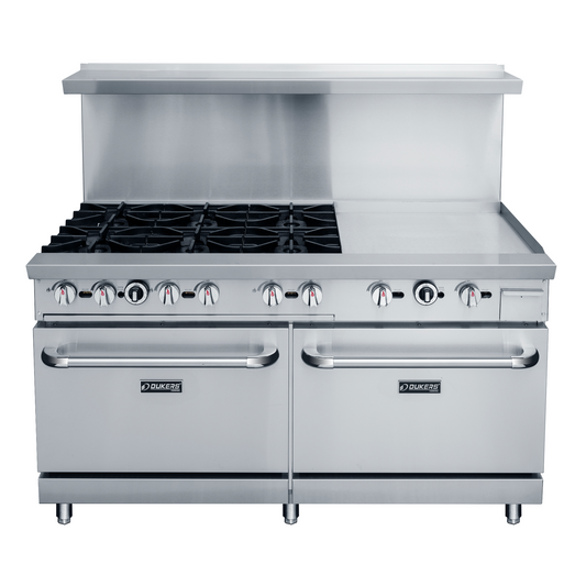 DCR60-6B24GM 60" Gas Range with Six (6) Open Burners & 24" Griddle