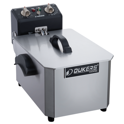 DCF7E 7lb Single Basket Electric Countertop Fryer