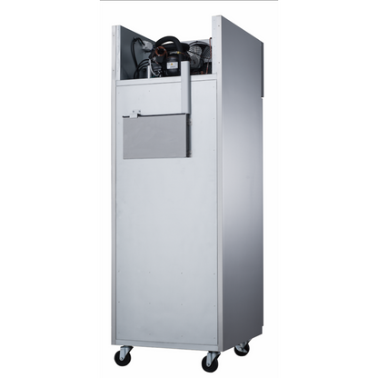 Dukersusa - D28AF Commercial Single Door Top Mount Reach In Freezer in Stainless Steel