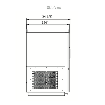DBB48-S2 2-Door Bar and Beverage Cooler (Sliding Doors)
