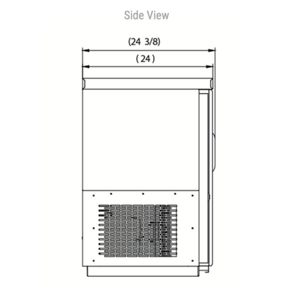 DBB60-S2 2 Door Bar and Beverage Cooler (Sliding Doors)