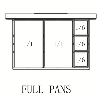DCB48-D2 48"Chef Base Refrigerator with 2 Drawers