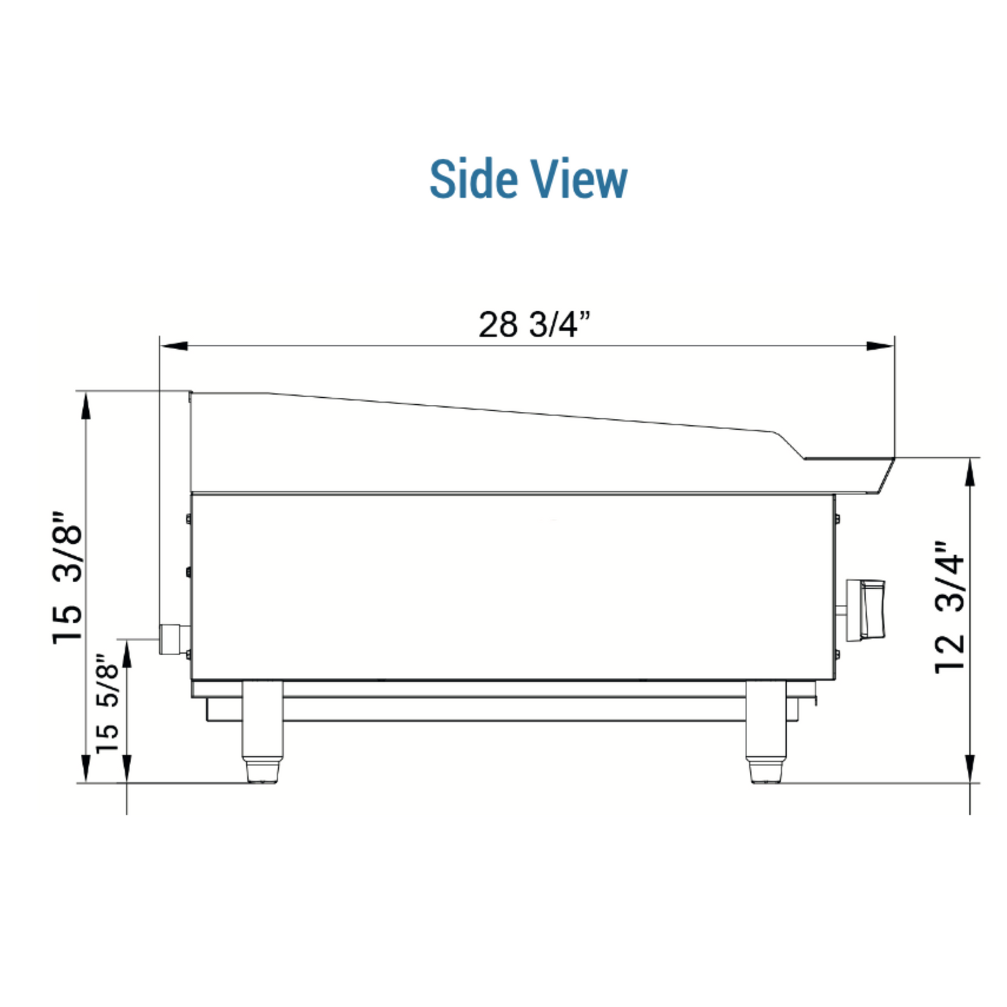 DCCB36 36 in. W Countertop Radiant Boiler