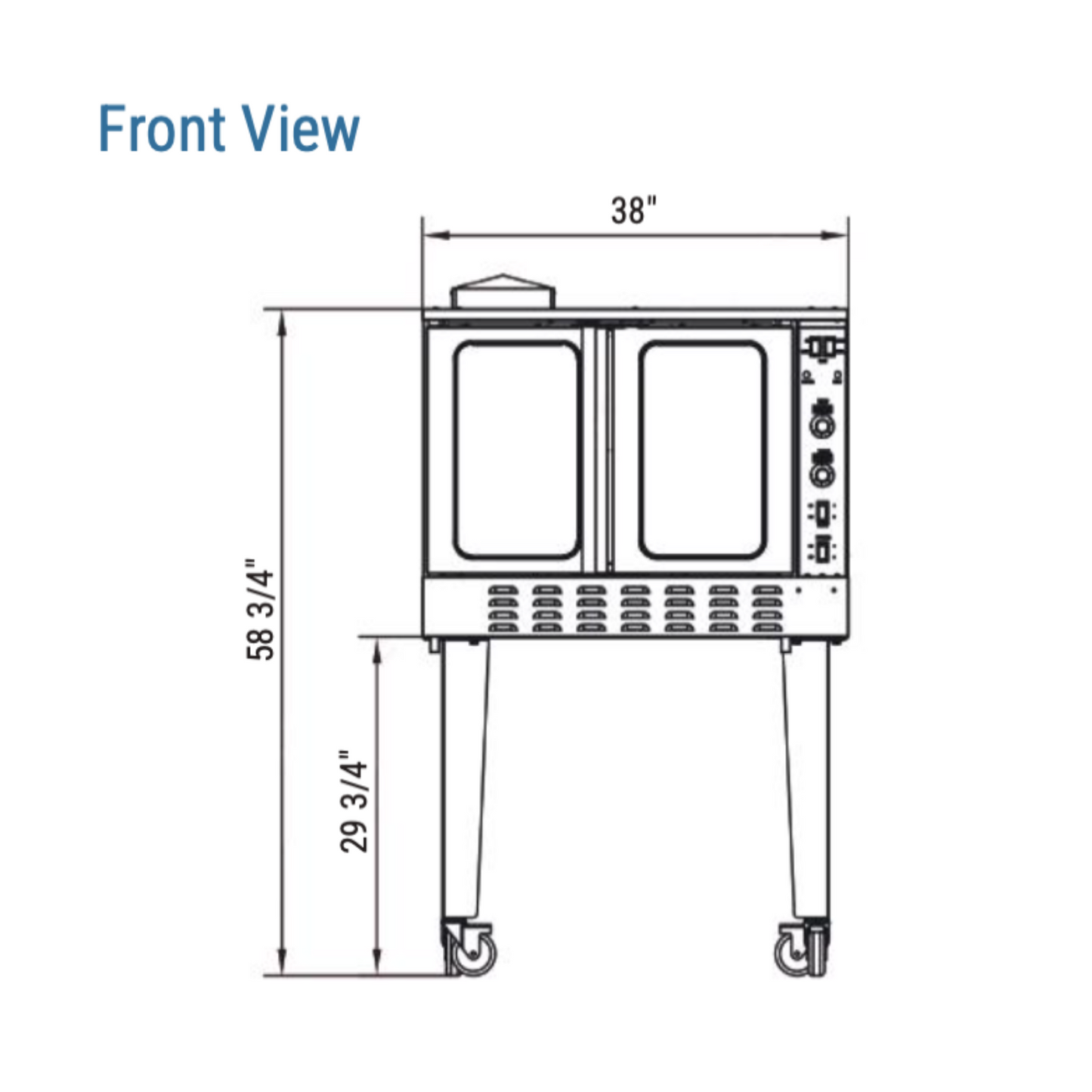 DCCOG1 Single Convection Oven