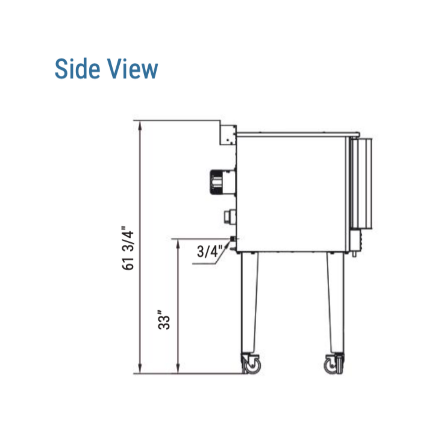 DCCOG1 Single Convection Oven
