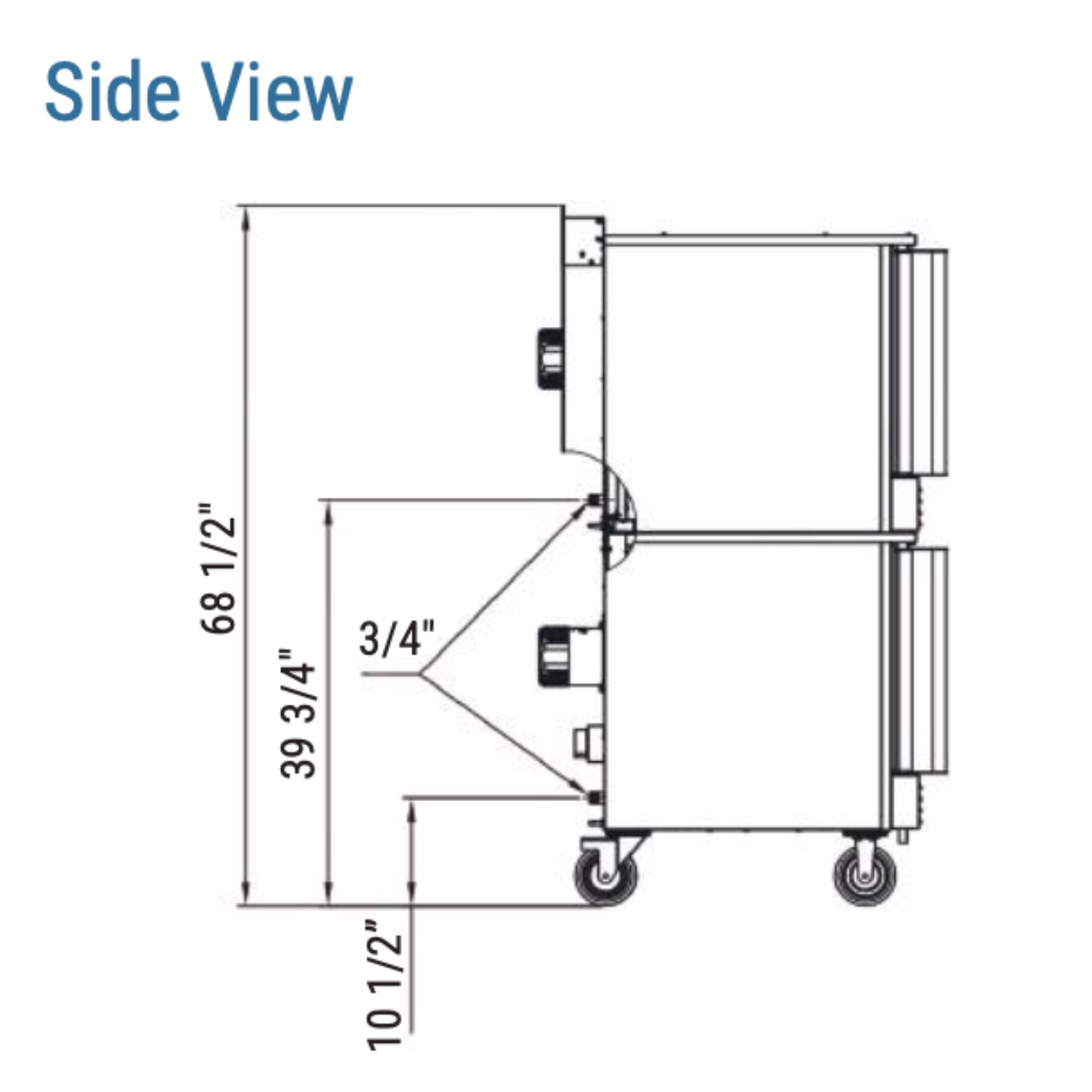 DCCOG2 Double Deck Standard Depth Convection Oven