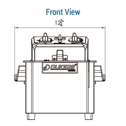 DCF7E 7lb Single Basket Electric Countertop Fryer