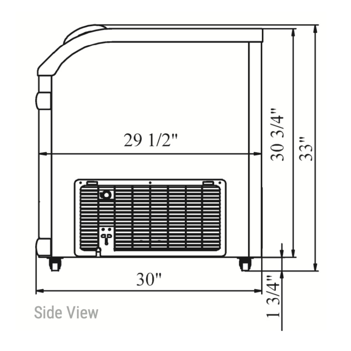 WD-500Y Commercial Chest Freezer in White